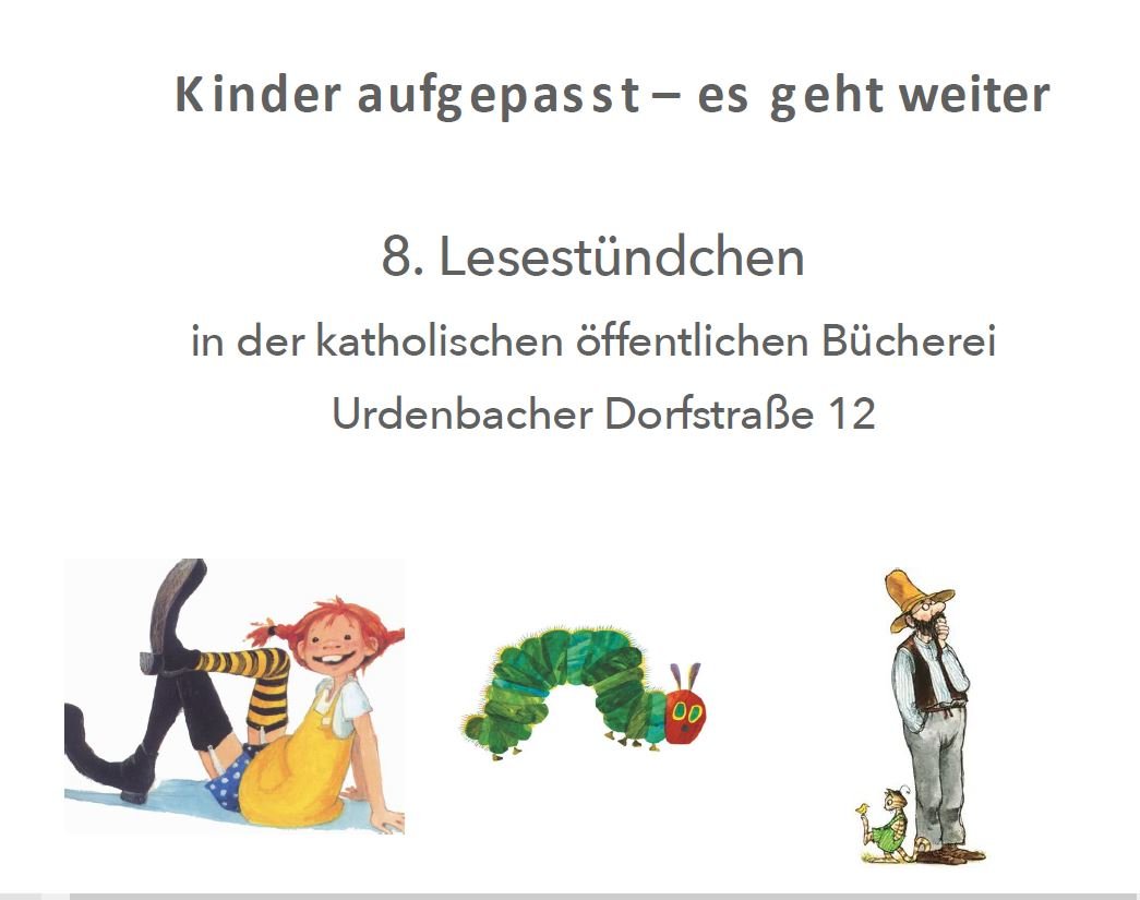 8. Lesestündchen KÖB 2024 (c) Team KÖB Benrath-Urdenbach